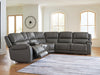 5Z - Pittson Power Reclining Sectional - Dayton Discount Furniture