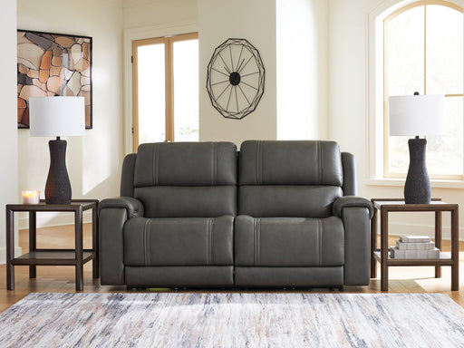 5Z - Pittson Power Reclining Sectional Loveseat - Dayton Discount Furniture