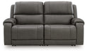 5Z - Pittson Power Reclining Sectional Loveseat - Dayton Discount Furniture