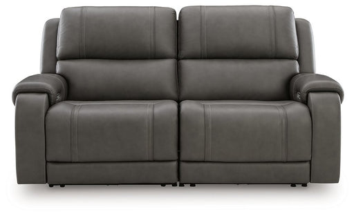 5Z - Pittson Power Reclining Sectional Loveseat - Dayton Discount Furniture