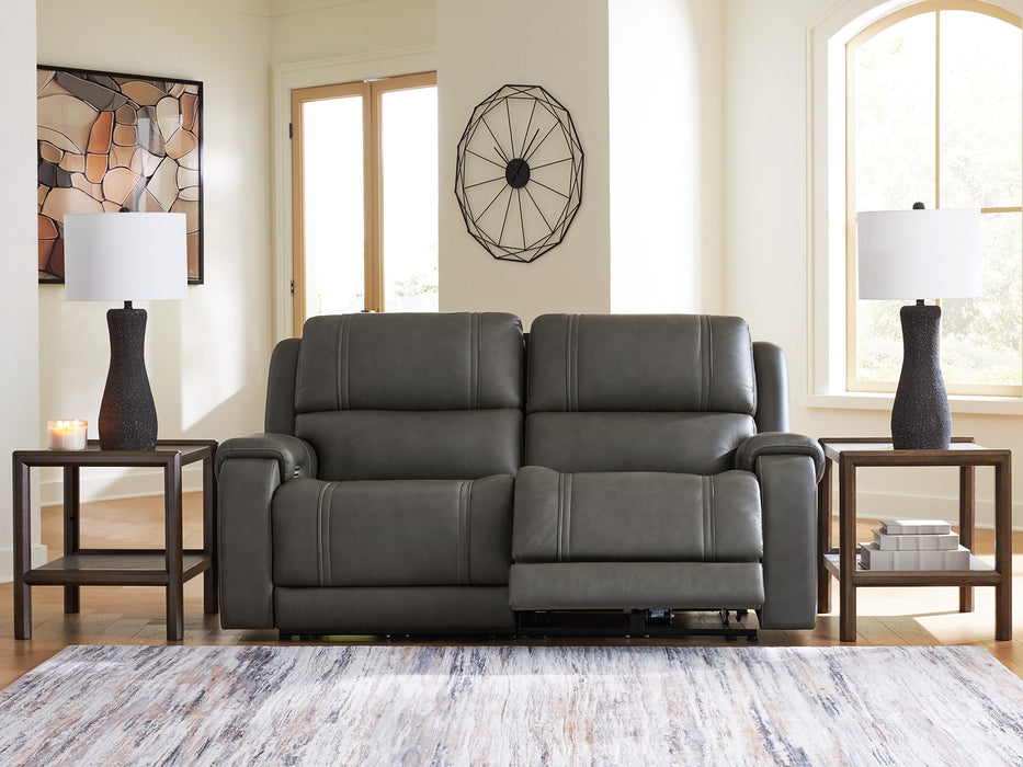 5Z - Pittson Power Reclining Sectional Loveseat - Dayton Discount Furniture
