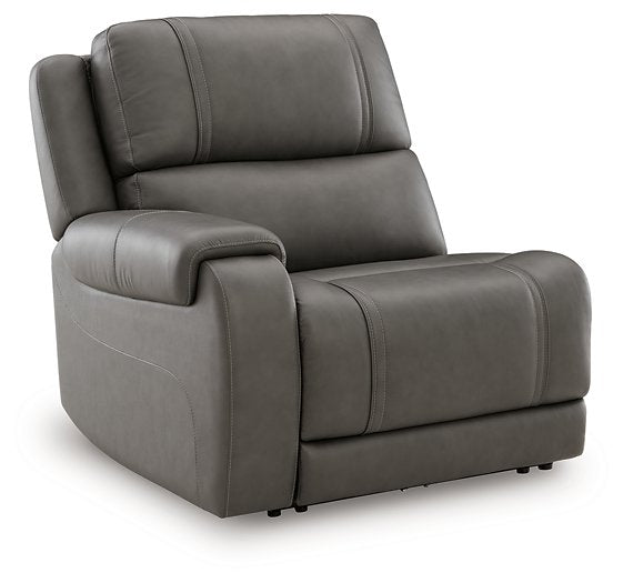 5Z - Pittson Power Reclining Sectional Loveseat - Dayton Discount Furniture