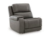 5Z - Pittson Power Reclining Sectional Loveseat - Dayton Discount Furniture
