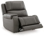 5Z - Pittson Power Reclining Sectional Loveseat with Console - Dayton Discount Furniture