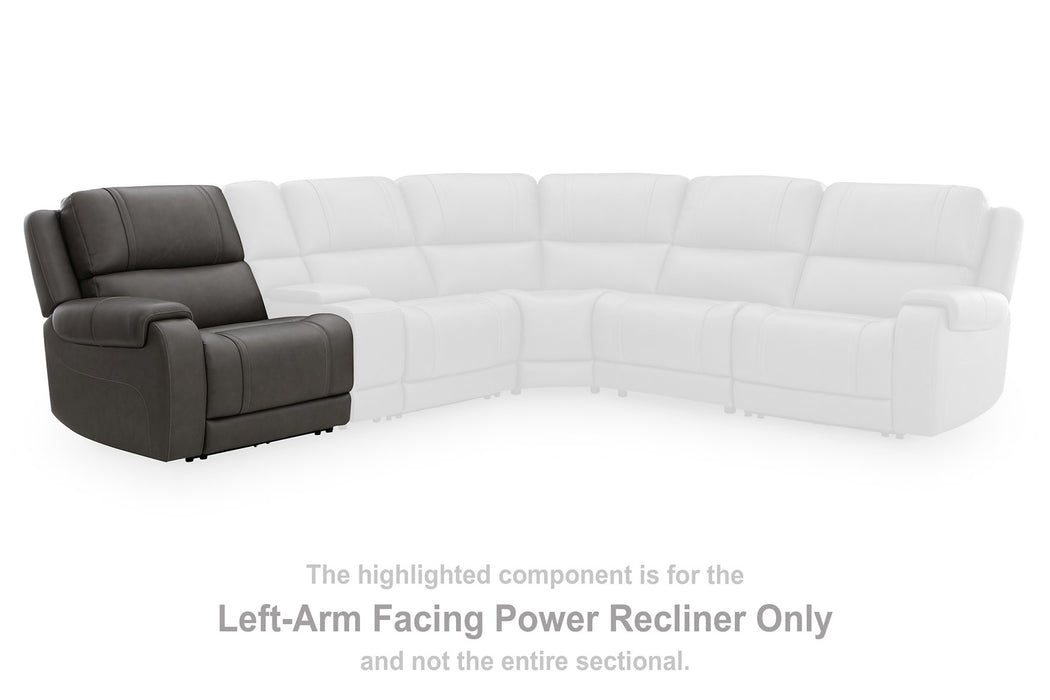 5Z - Pittson Power Reclining Sectional - Dayton Discount Furniture