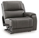 5Z - Pittson Power Reclining Sectional Loveseat with Console - Dayton Discount Furniture