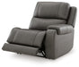5Z - Pittson Power Reclining Sectional Loveseat with Console - Dayton Discount Furniture
