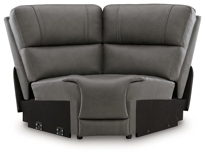 5Z - Pittson Power Reclining Sectional - Dayton Discount Furniture