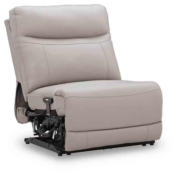 Gravier Power Reclining Sectional with Storage Console Sectional Ashley Furniture