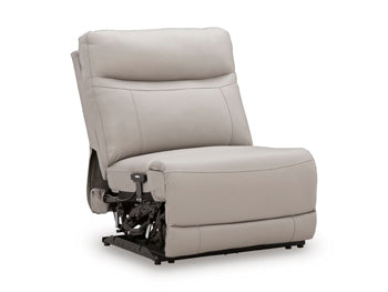 Gravier Power Reclining Sectional with Storage Console Sectional Ashley Furniture