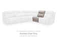 Gravier Power Reclining Sectional with Storage Console Sectional Ashley Furniture