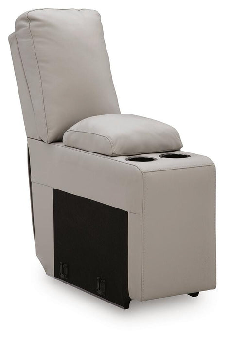 Gravier Power Reclining Sectional with Storage Console Sectional Ashley Furniture