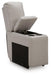 Gravier Power Reclining Sectional with Storage Console Sectional Ashley Furniture