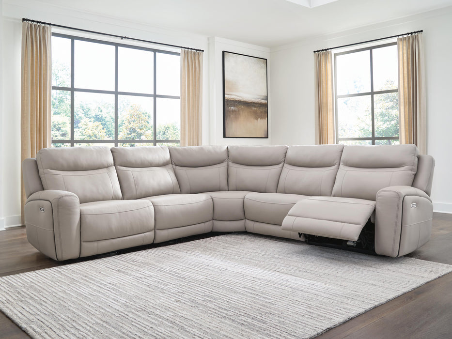Gravier Power Reclining Sectional Sectional Ashley Furniture