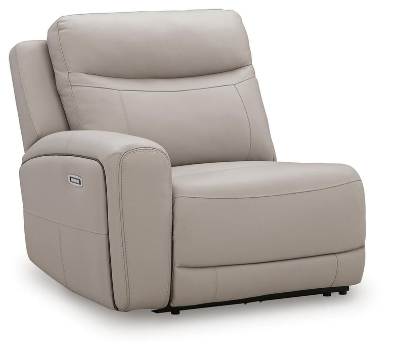 Gravier Power Reclining Sectional with Storage Console Sectional Ashley Furniture
