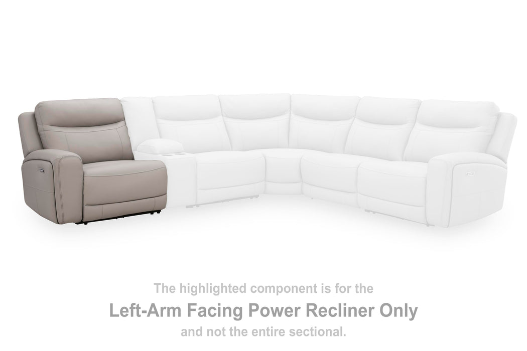 Gravier Power Reclining Sectional Sectional Ashley Furniture