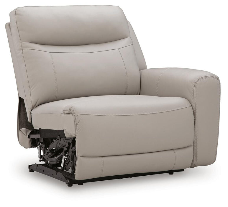 Gravier Power Reclining Sectional with Storage Console Sectional Ashley Furniture