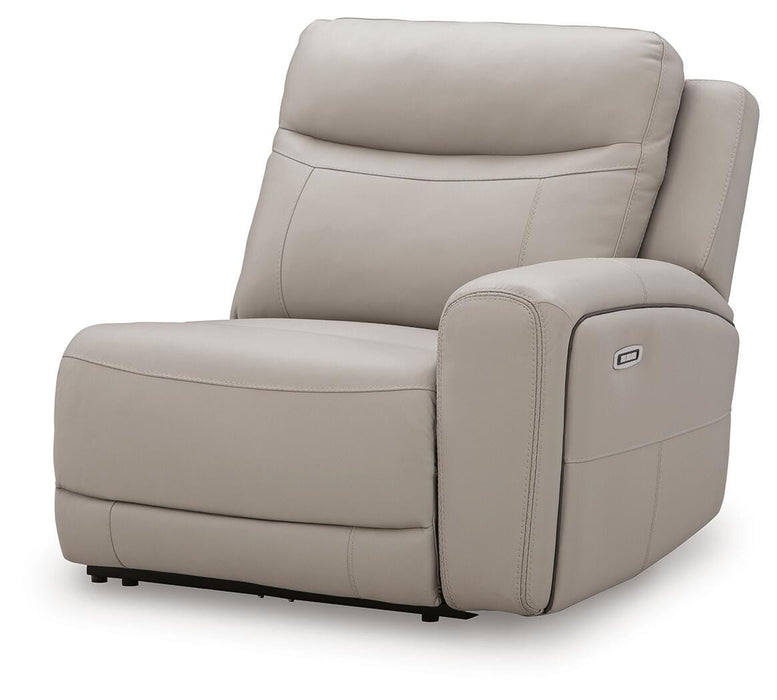 Gravier Power Reclining Sectional with Storage Console Sectional Ashley Furniture