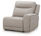 Gravier Power Reclining Sectional with Storage Console Sectional Ashley Furniture