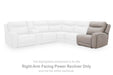 Gravier Power Reclining Sectional with Storage Console Sectional Ashley Furniture