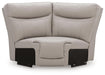 Gravier Power Reclining Sectional with Storage Console Sectional Ashley Furniture