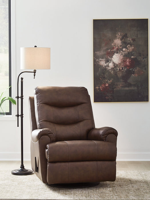 Flynwood Swivel Glider Recliner - Dayton Discount Furniture