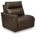 ModZ Power Reclining Sectional with Audio Consoles Sectional Ashley Furniture