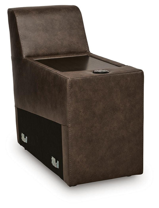 ModZ Power Reclining Sectional with Audio Consoles Sectional Ashley Furniture