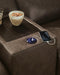 ModZ Power Reclining Sectional with Audio Consoles Sectional Ashley Furniture