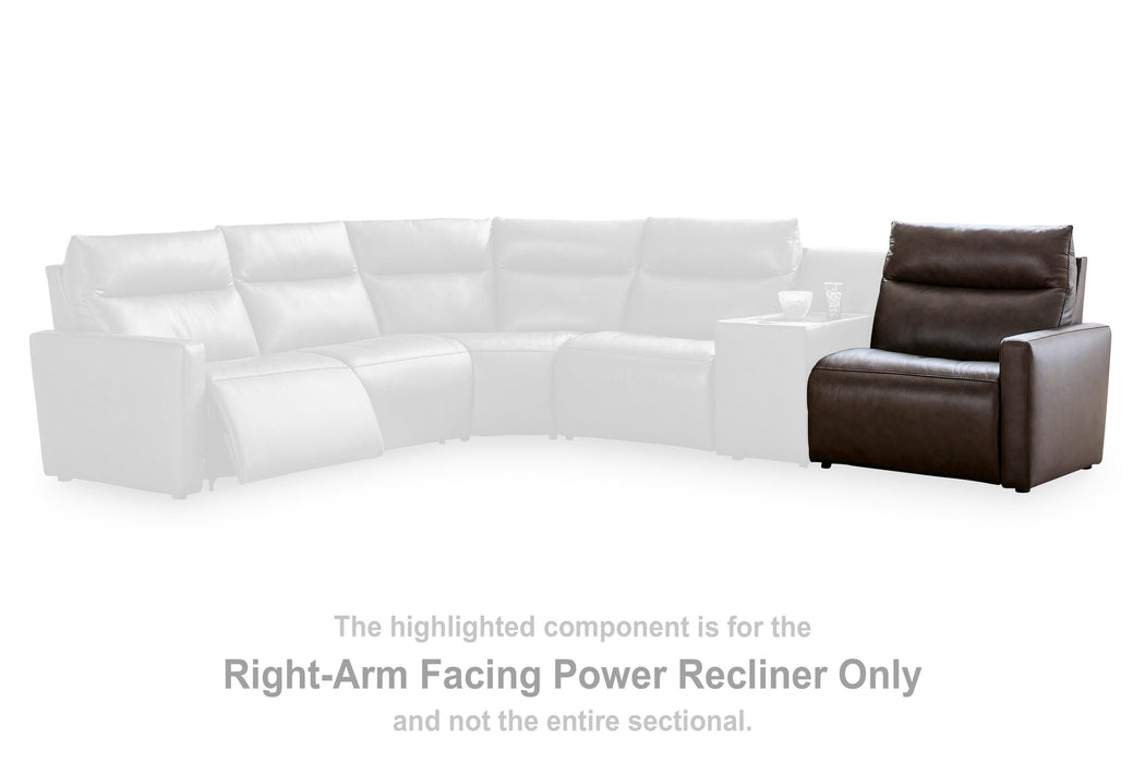 ModZ Power Reclining Sectional Loveseat Loveseat Ashley Furniture
