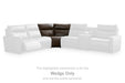 ModZ Power Reclining Sectional with Audio Consoles Sectional Ashley Furniture
