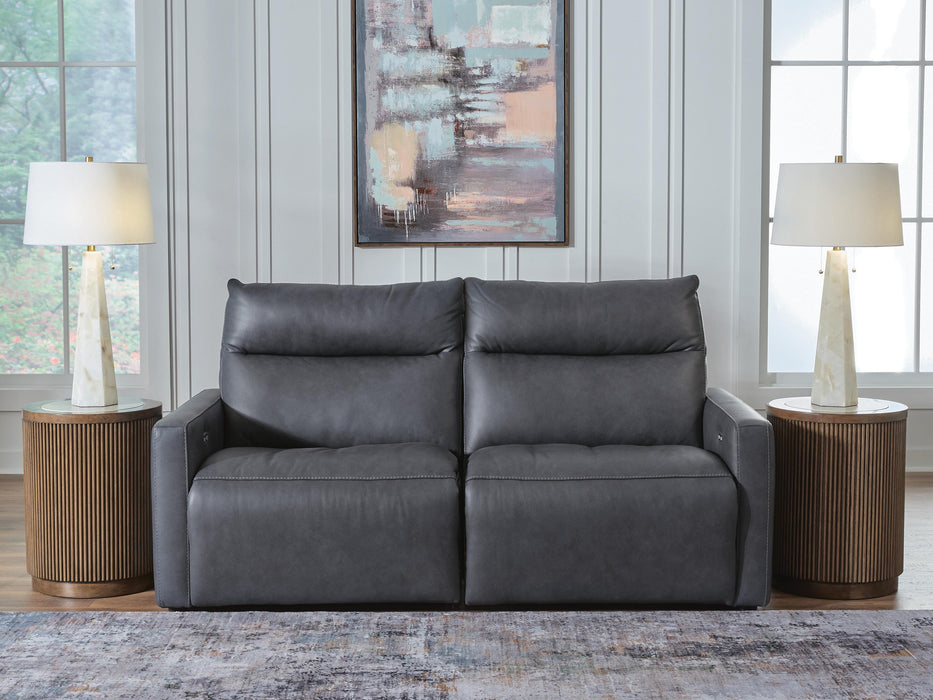 ModZ Power Reclining Sectional Loveseat Loveseat Ashley Furniture