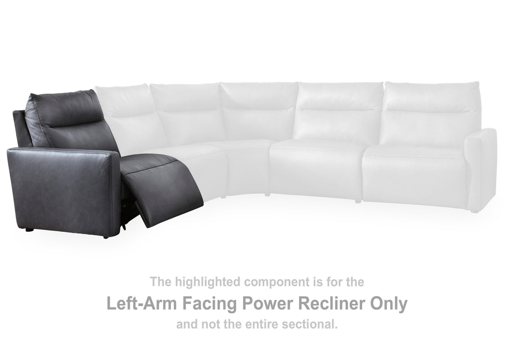 ModZ Power Reclining Sectional Loveseat Loveseat Ashley Furniture