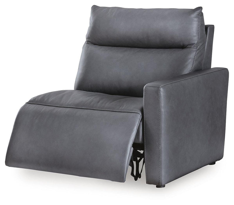 ModZ Power Reclining Sectional with Audio Console Sectional Ashley Furniture