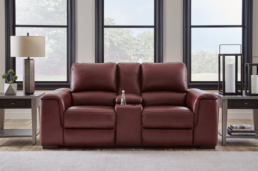 Alessandro Power Reclining Loveseat with Console Loveseat Ashley Furniture