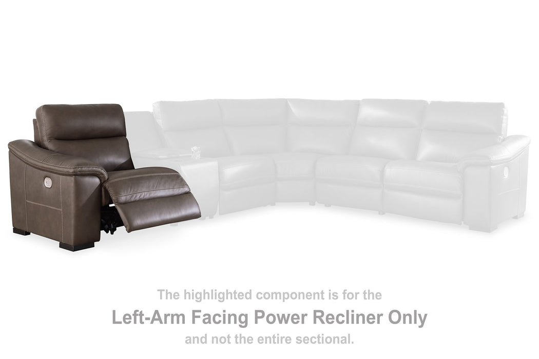 Salvatore Power Reclining Sectional Sectional Ashley Furniture