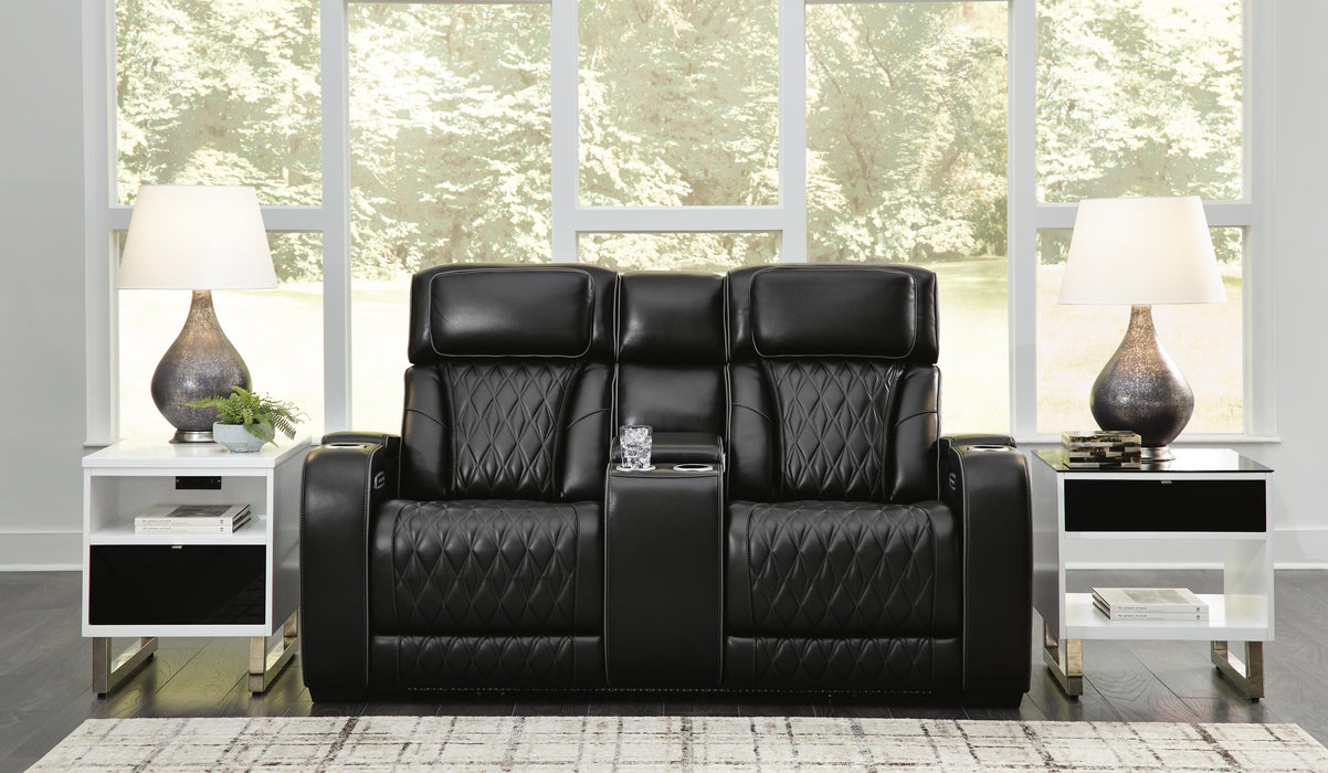 Boyington Power Reclining Loveseat with Console