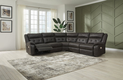 Mackie Pike Power Reclining Sectional Sectional Ashley Furniture