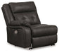 Mackie Pike Power Reclining Sectional Loveseat Sectional Ashley Furniture