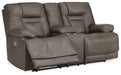 Wurstrow Power Reclining Loveseat with Console Loveseat Ashley Furniture