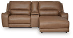 DeepWakes Power Reclining Sectional with Chaise Sectional Ashley Furniture