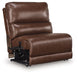 DeepWakes Reclining Sectional with Storage Console - Dayton Discount Furniture