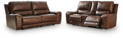 DeepWakes Reclining Living Room Set - Dayton Discount Furniture