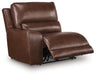 DeepWakes Reclining Sectional with Storage Console - Dayton Discount Furniture