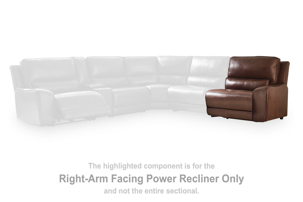 DeepWakes Power Reclining Sectional - Dayton Discount Furniture