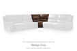 DeepWakes Reclining Sectional with Storage Console - Dayton Discount Furniture