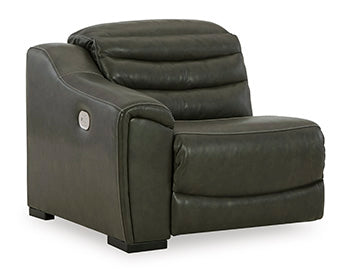 Center Line 2-Piece Power Reclining Loveseat Sectional Ashley Furniture