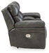 Edmar Power Reclining Loveseat with Console Loveseat Ashley Furniture