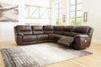 Dunleith Power Reclining Sectional Sectional Ashley Furniture