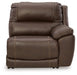 Dunleith 3-Piece Power Reclining Loveseat with Console Sectional Ashley Furniture